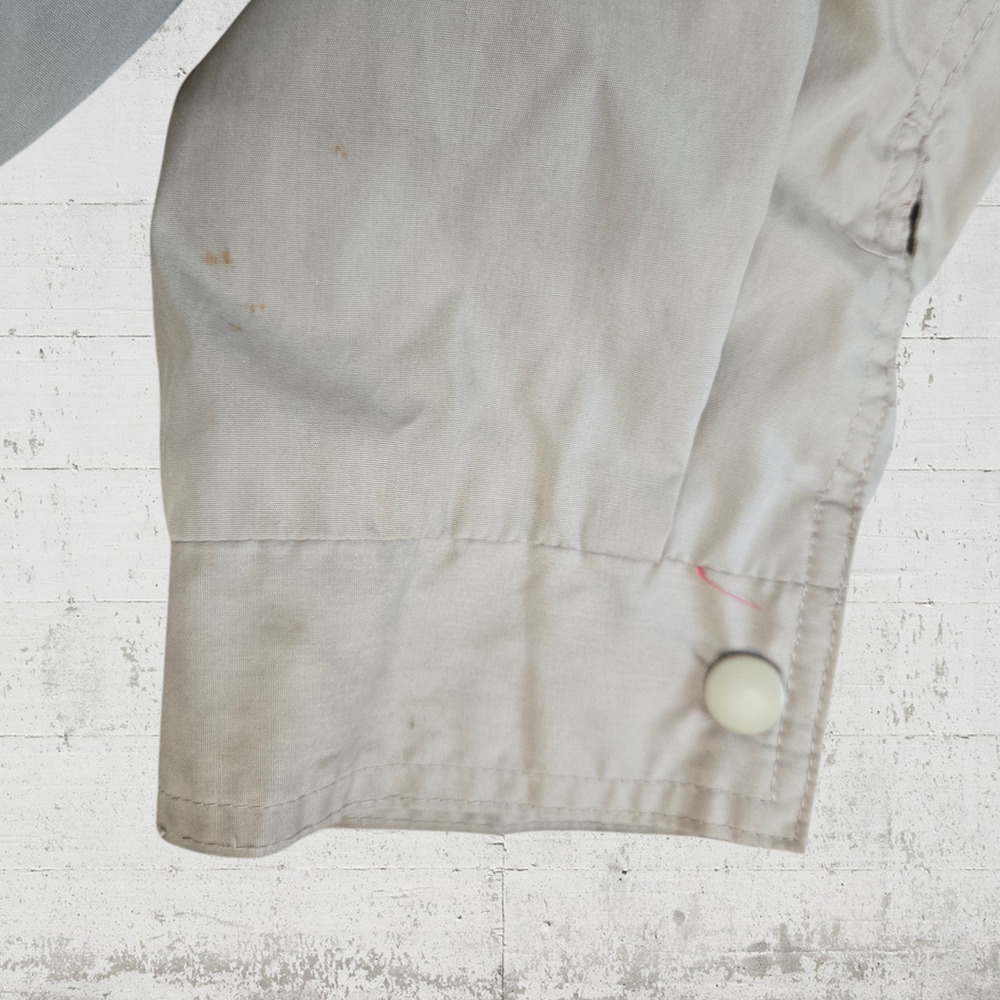 Vintage 1980s Beige Colorful Plaid Lined Canvas Guide Series Chore Coat Size XL - Picture 7 of 14